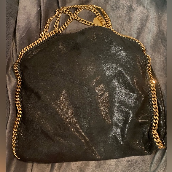 Stella McCartney shaggy Falabella fold over bag - Picture 2 of 8